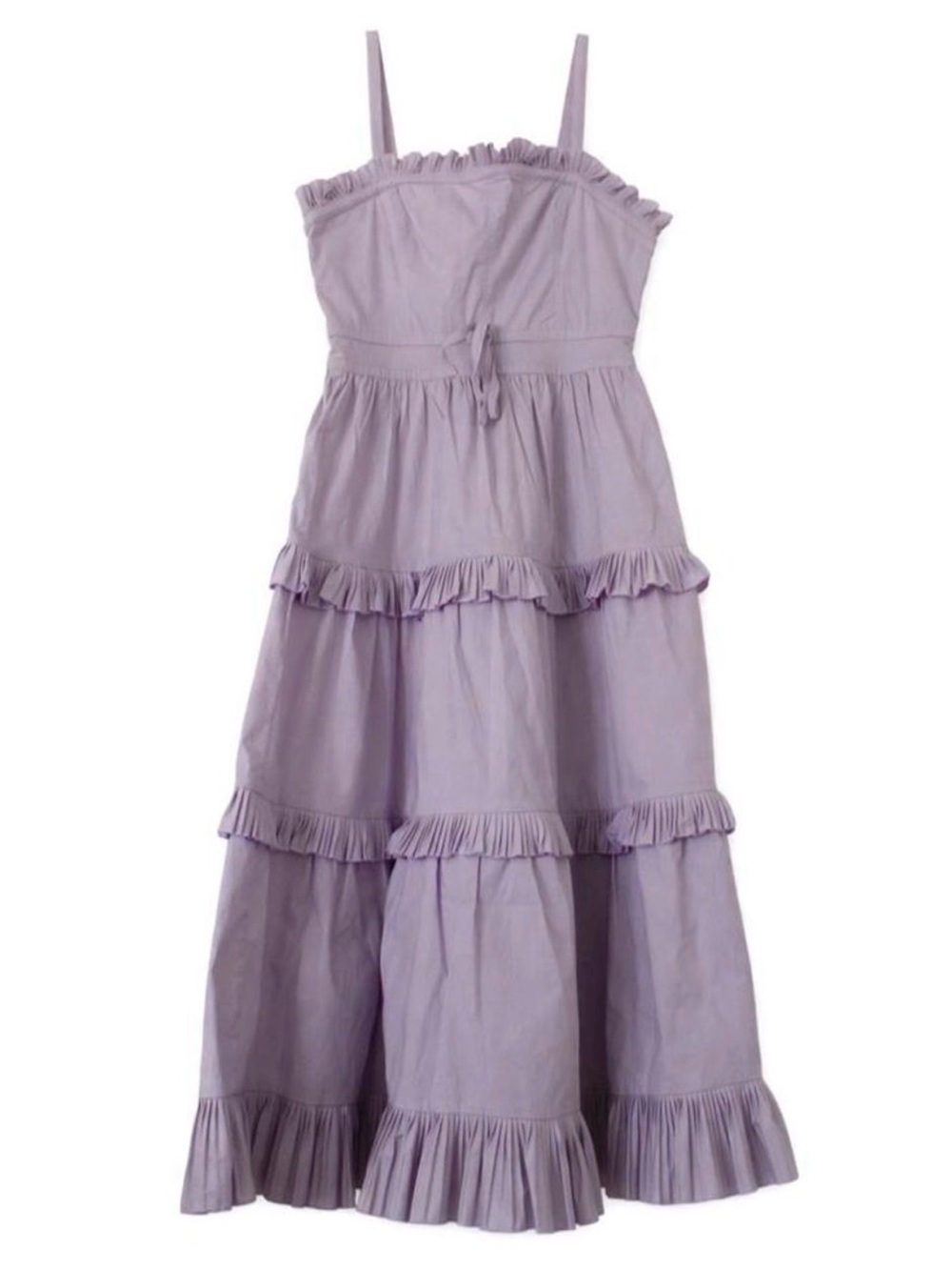 Lavender Ruffle Maxi Dress